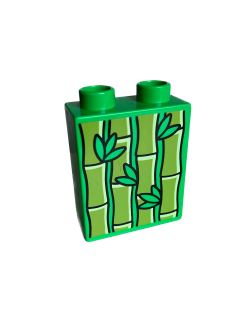 Lego Duplo kostka s potiskem bambusu